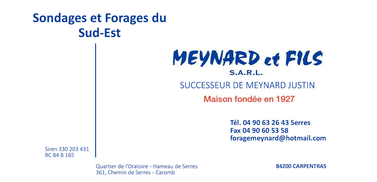 Sondages et Forages MEYNARD